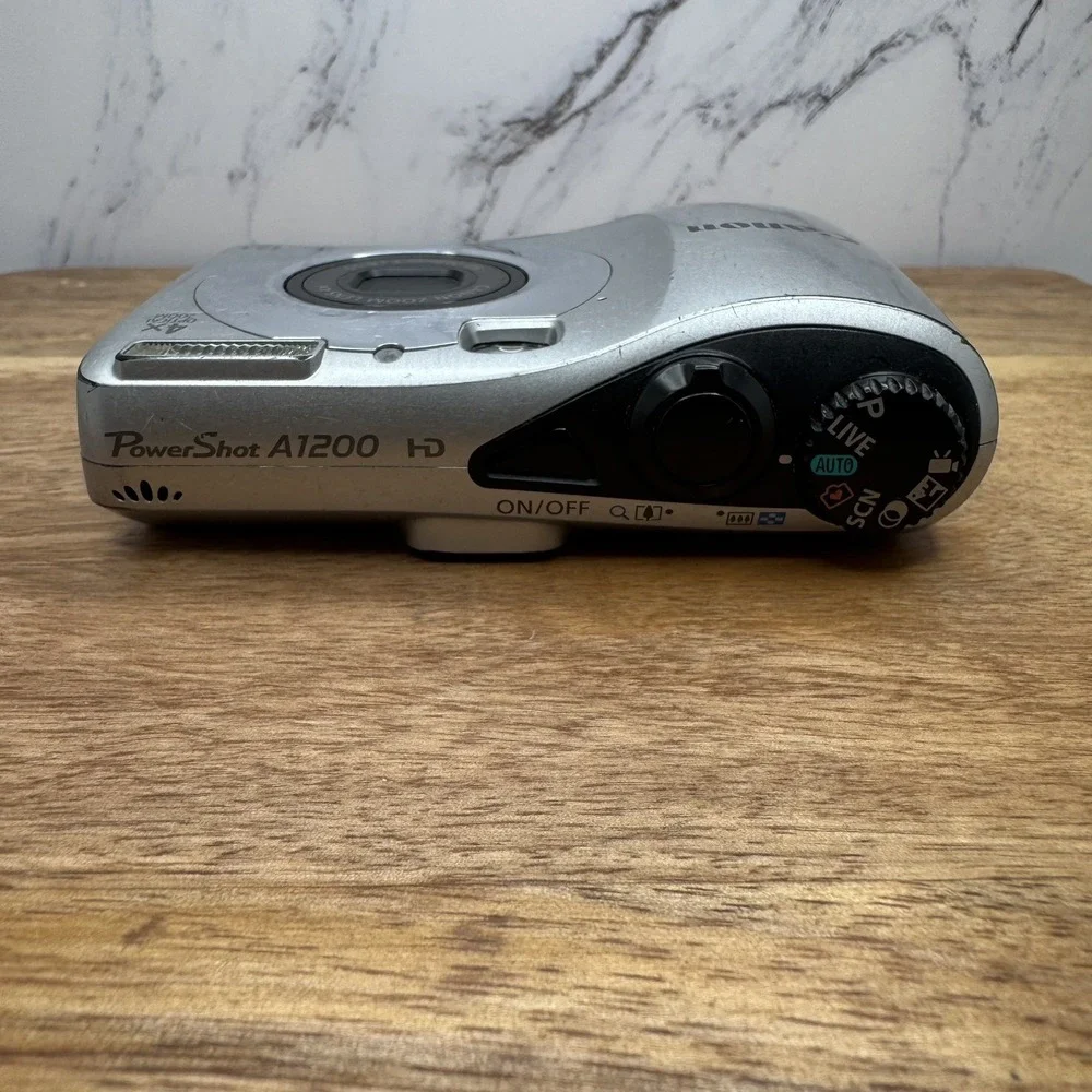Canon PowerShot A1200 HD 12.1MP Digital Camera Silver Tested READ